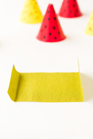 Mini Fruit Party Hat DIY