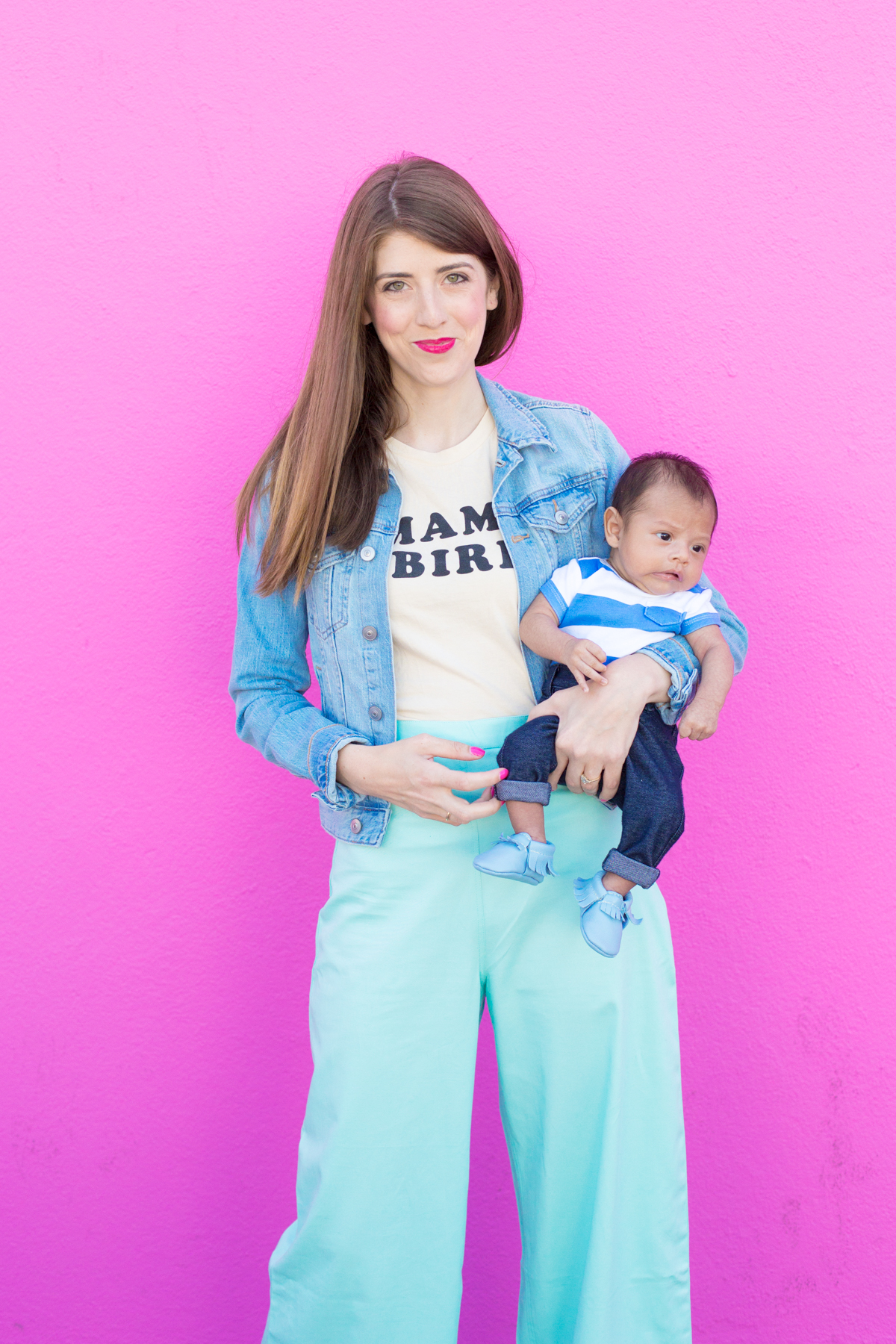 my first mother's day matching outfits