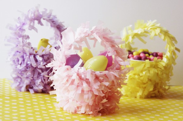 How To Make Tissue Paper Easter Grass