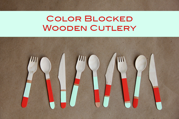 diy-color-blocked-party-utensils