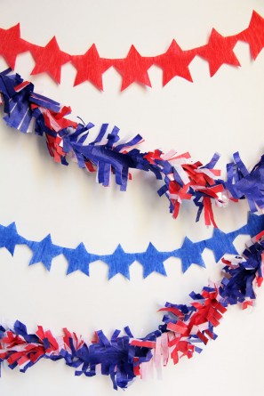 DIY Star Streamer Garland