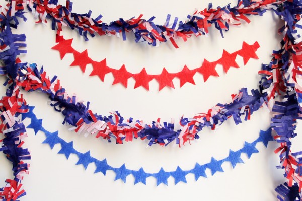 DIY Star Streamers for July Fourth