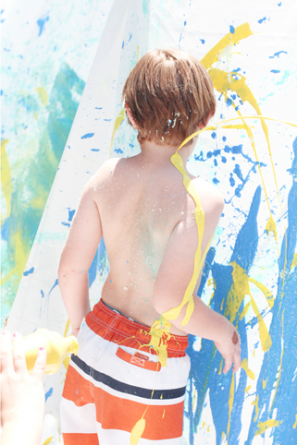 Messy Paint Birthday Party