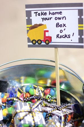 DIY Box of Rocks Party Favors