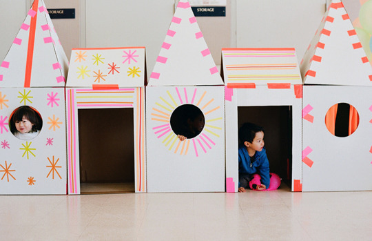 DIY Cardboard Fort