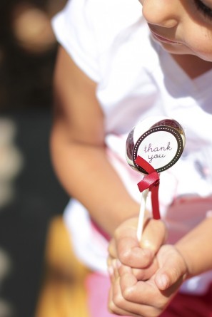 DIY Thank You Lollipop Favors