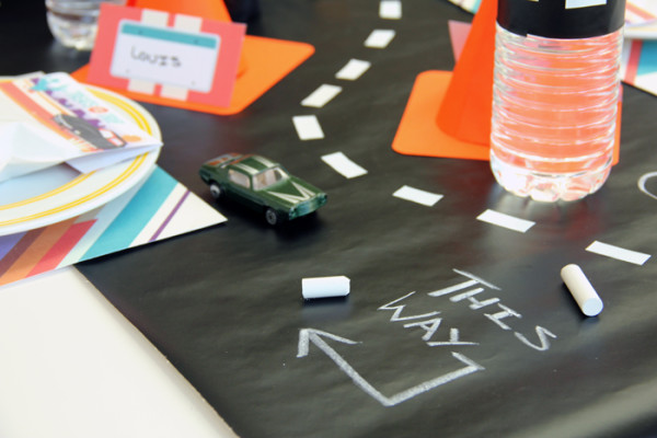 Chalkboard Road Table Runner