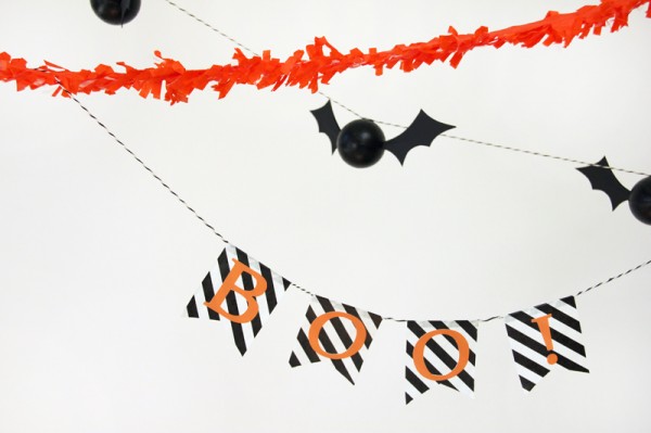 DIY Halloween Boo Banner