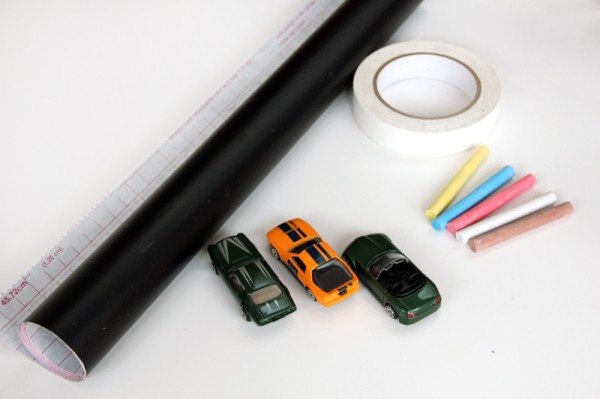 How To Make a Chalkboard Road Table Runner