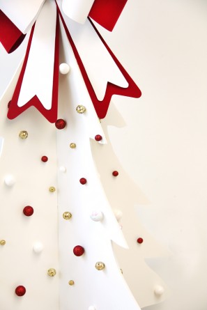 DIY Foam Core Faux Christmas Tree