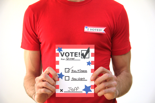 DIY Printable Voting Ballots