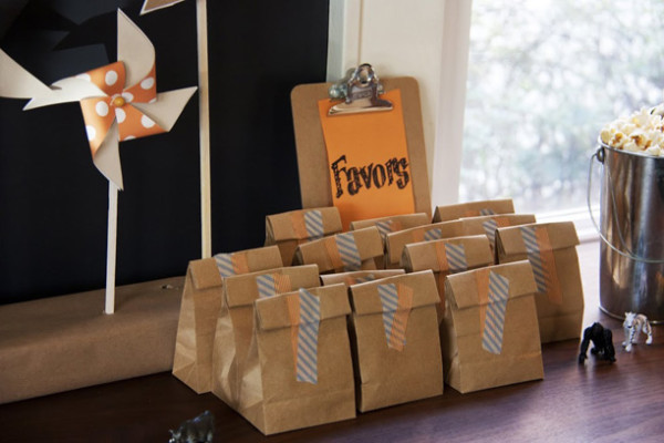 DIY Washi Tape Favor Bags