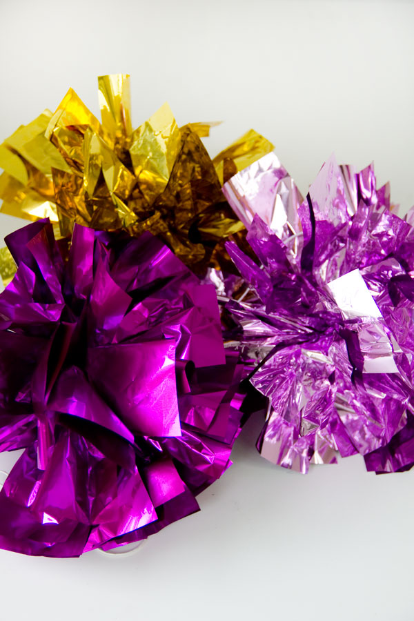 DIY Fringe Mylar Poms | Studio DIY 