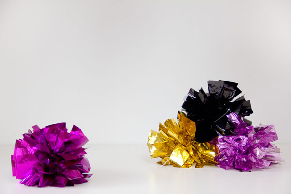 DIY Fringe Mylar Poms | Studio DIY 