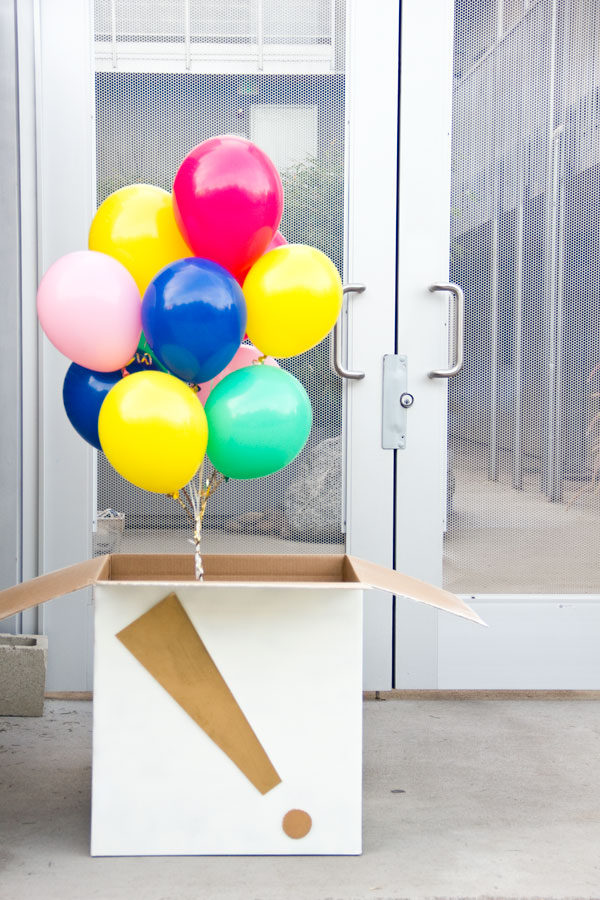 DIY Birthday Balloon Surprise