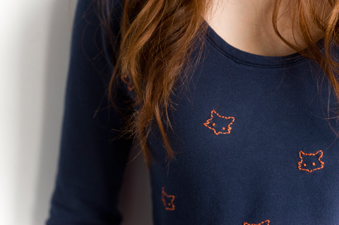 DIY Embroidered Foxes
