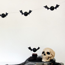 DIY Bat Garlands for The Sweetest Occasion