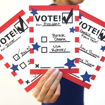 DIY Printable Voting Ballots for Kids