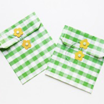 DIY Flower Envelopes + Favor Bags