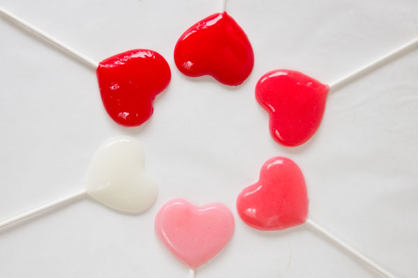 Easy DIY Heart Lollipops