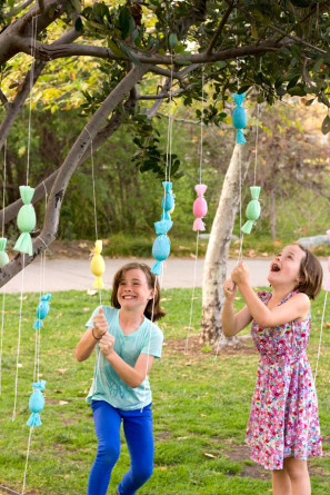 DIY Candy-Filled Egg Popper Tree