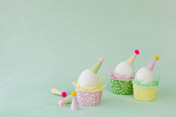 DIY Party Hat Eggs