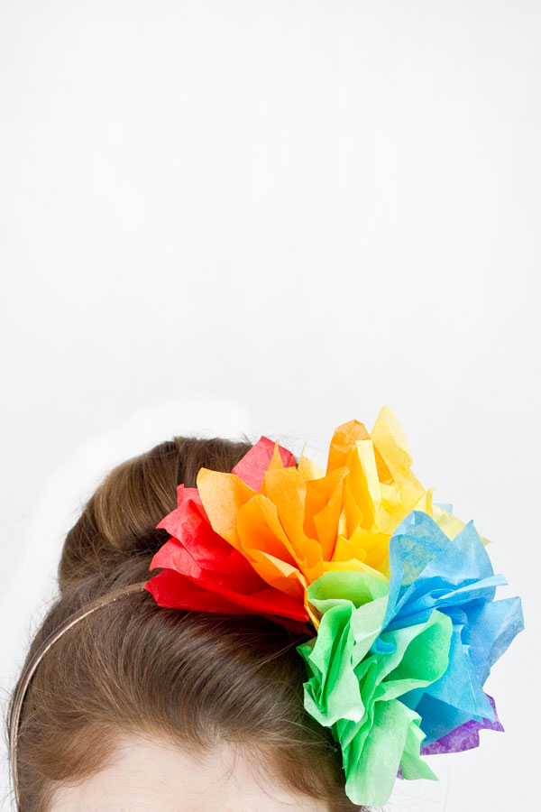 how to make a paper fascinator