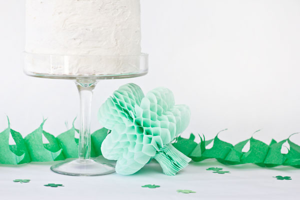 DIY Shamrock Honeycombs for St Patricks Day