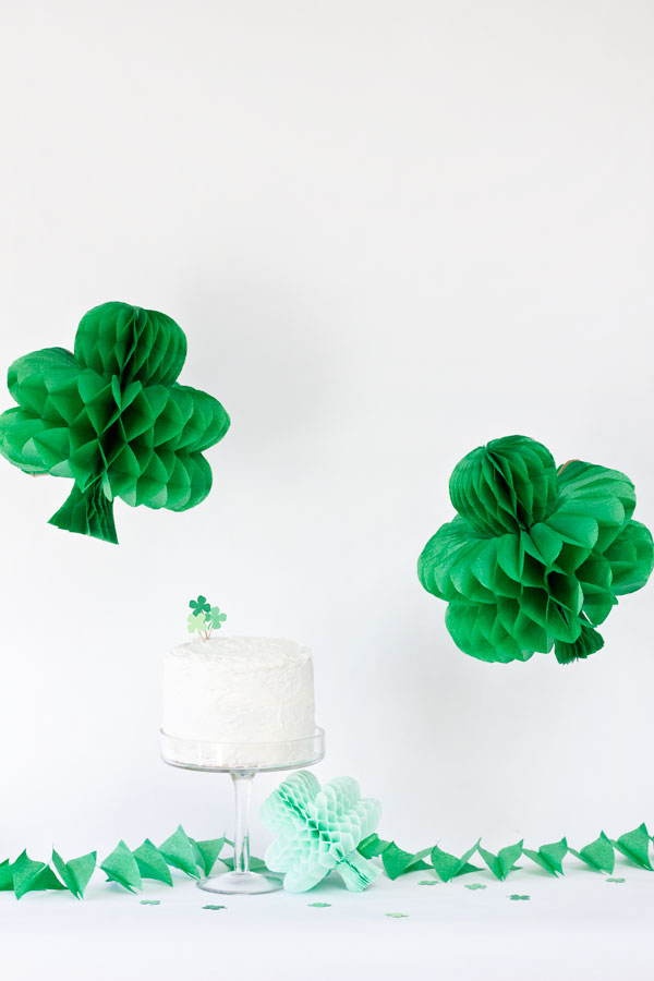 DIY Shamrock Honeycombs