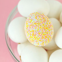 DIY Sprinkle Easter Eggs