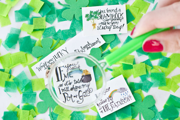 Free Printable Leprechaun Notes for St. Patricks Day