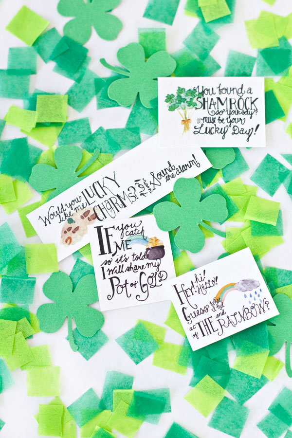 Free Printable Leprechaun Notes for St. Patrick's Day