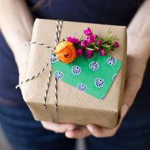 DIY Fresh Flower Gift Tags