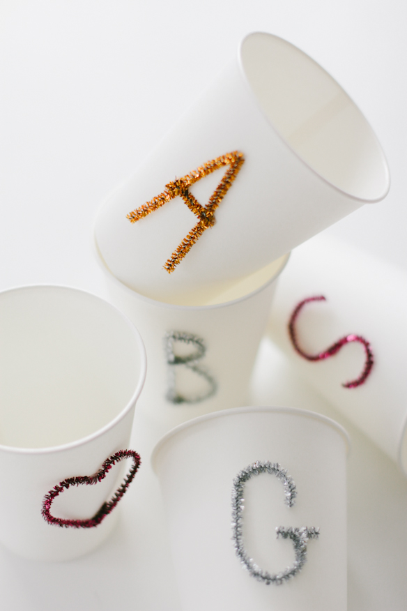 DIY Pipe Cleaner Party Cups