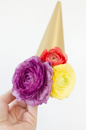 Flower Party Hats How To