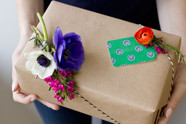 Fresh Flower Gift Packaging DIY