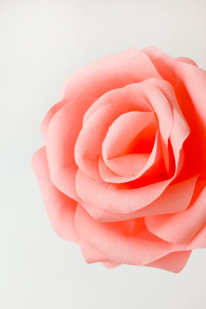 DIY Crepe Paper Roses