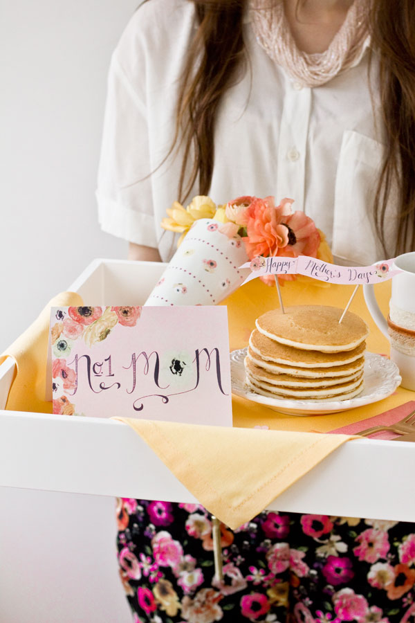 Free Mothers Day Breakfast in Bed Printables