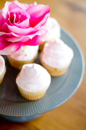 Rosewater Cupcakes