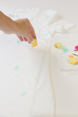 Confetti T-Shirt DIY