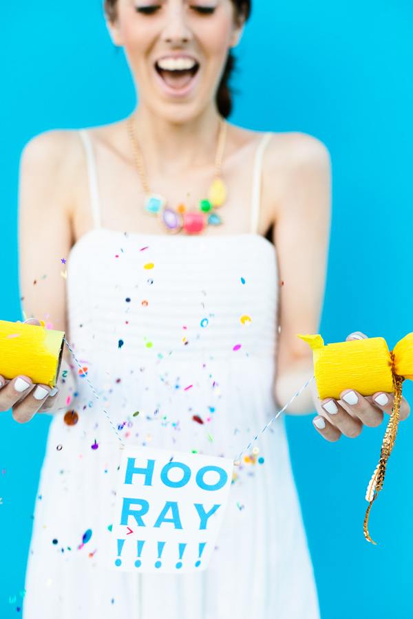 DIY Surprise Message Confetti Poppers