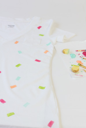 DIY Confetti Shirt