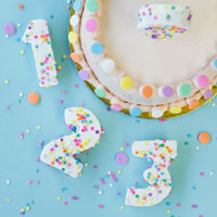 DIY Confetti Marshmallow Numbers (+ A Giveaway - CLOSED!)