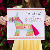 Pin the Tail on the Piñata (Free Printable!)