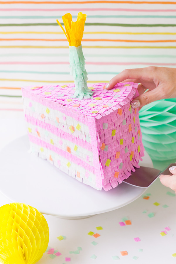 Birthday Cake Piñata DIY