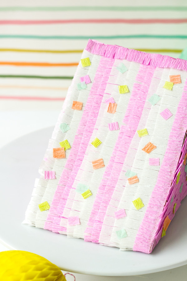 DIY Birthday Cake Pinata Tutorial