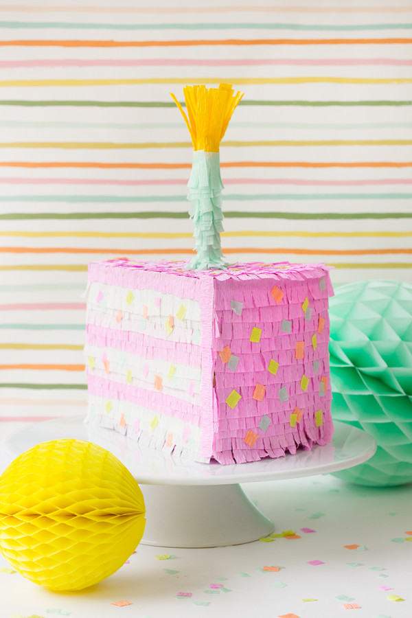 Butterfly Theme Hammer Pinata Cake