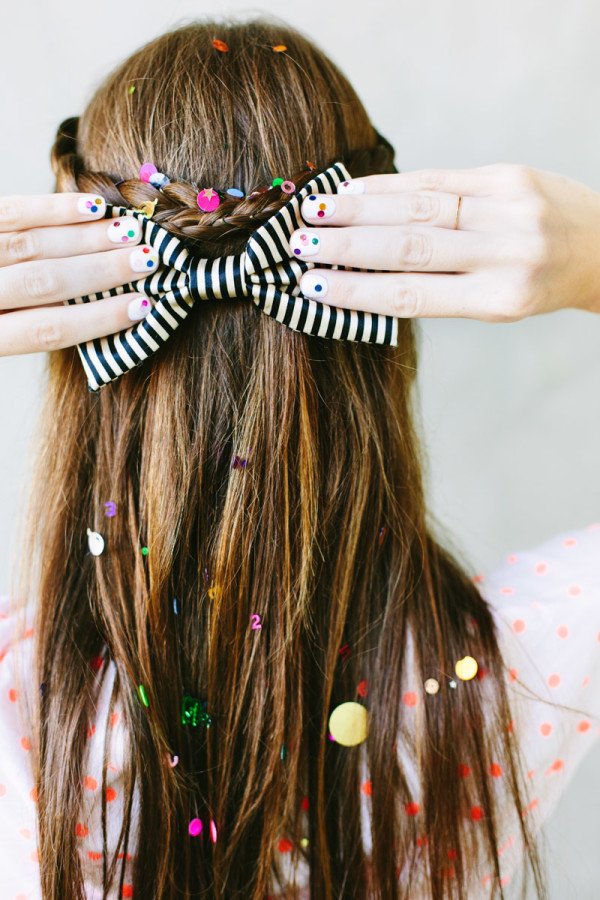 DIY Confetti Nails