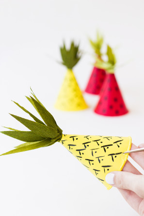 Summer Fruit Party Hats