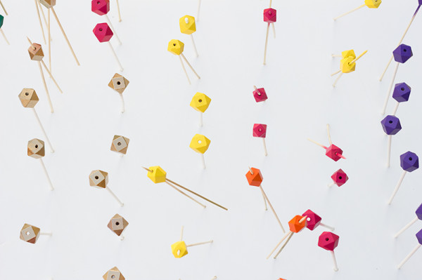 DIY Colorful Wooden Geometric Beads